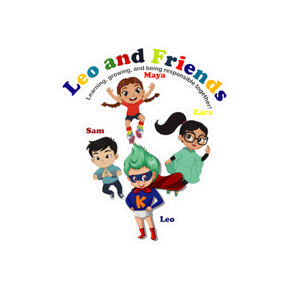 Halloween Kiss-Cut Vinyl Decals – Leo & Friends - Learning and growing - [[{"value":"Wonderwear Kid"}]]