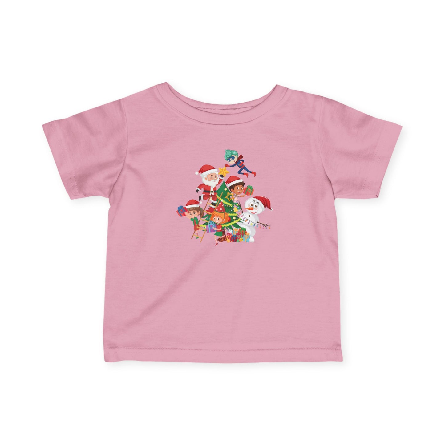 Infant Fine Jersey Tee - Super kiddo making christmas tree - [[{"value":"Wonderwear Kid"}]]