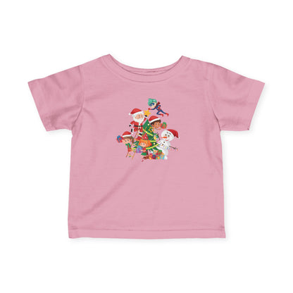 Infant Fine Jersey Tee - Super kiddo making christmas tree - [[{"value":"Wonderwear Kid"}]]
