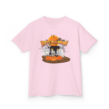 Kids Heavy Cotton™ Tee - Super kiddo with ghost - [[{"value":"Wonderwear Kid"}]]