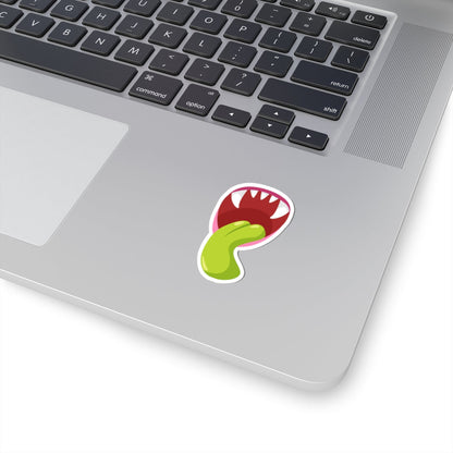 Kiss-Cut Vinyl Decals - Monster showing tounge Printify