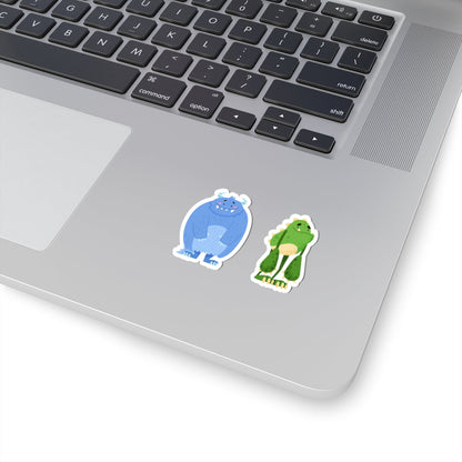Kiss-Cut Vinyl Decals - Cute monster Printify
