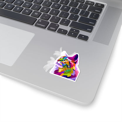 Kiss-Cut Stickers - The Cat Printify