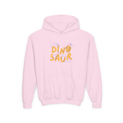 Youth Heavy Blend Hooded Sweatshirt -  Dino-saur Printify