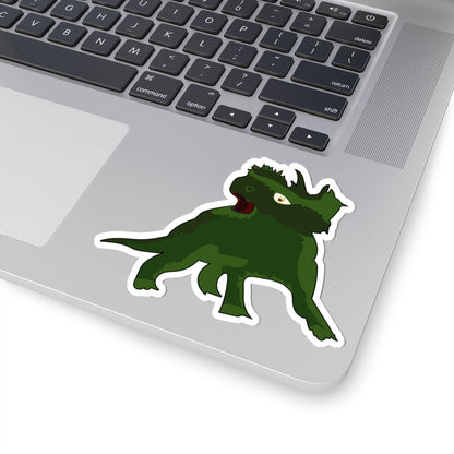 Kiss-Cut Vinyl Decals - Triceratops Printify