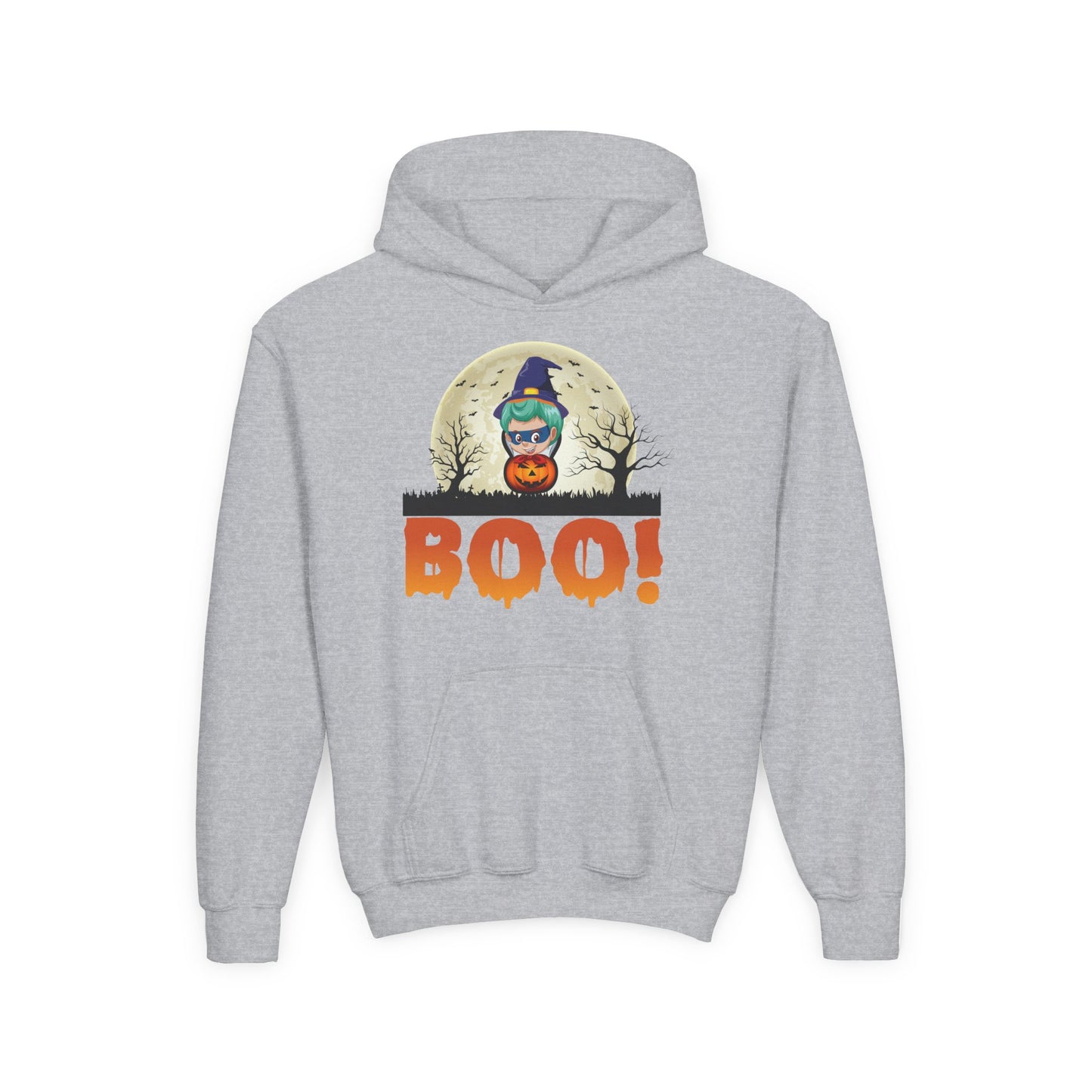 Youth Heavy Blend Hooded Sweatshirt - Boo