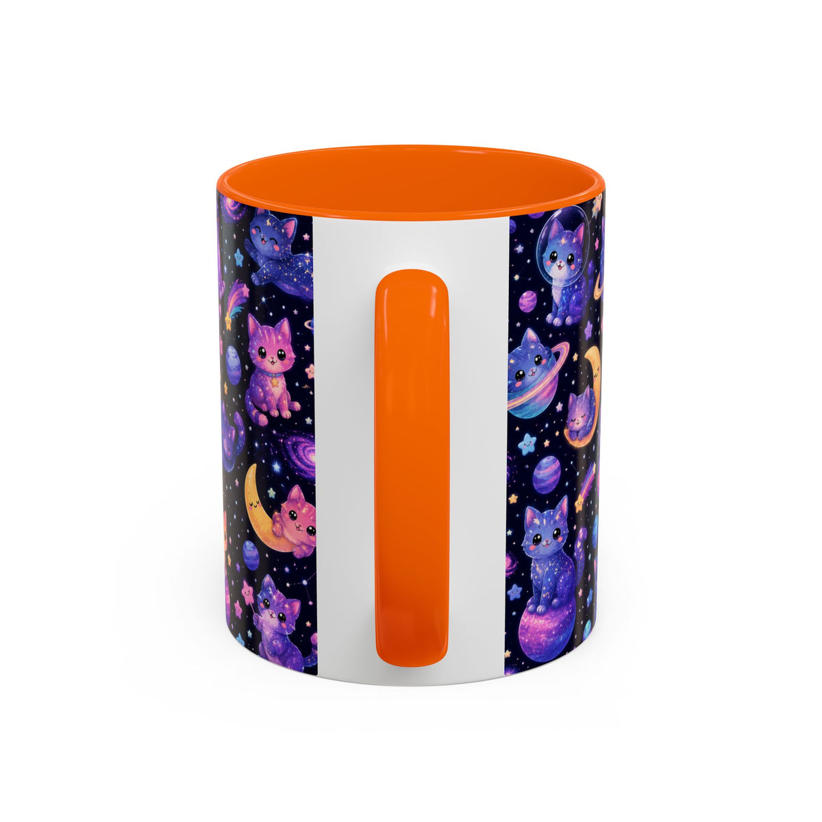 Accent Coffee Mug (11/15 oz) - Galaxy cats