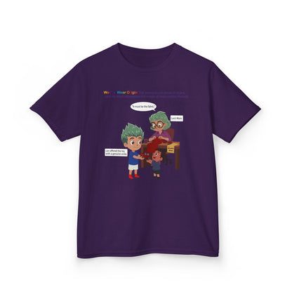 Kids Heavy Cotton™ Tee - WonderWear Origin - [[{"value":"Wonderwear Kid"}]]