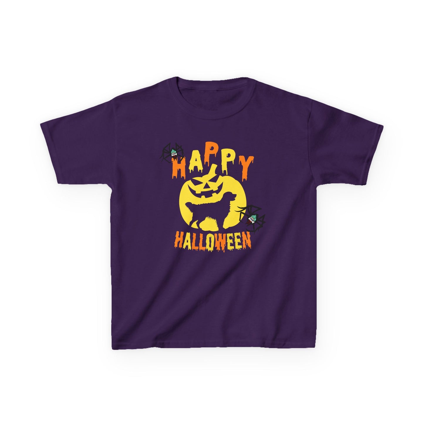 Kids Heavy Cotton™ Tee - Happy holloween