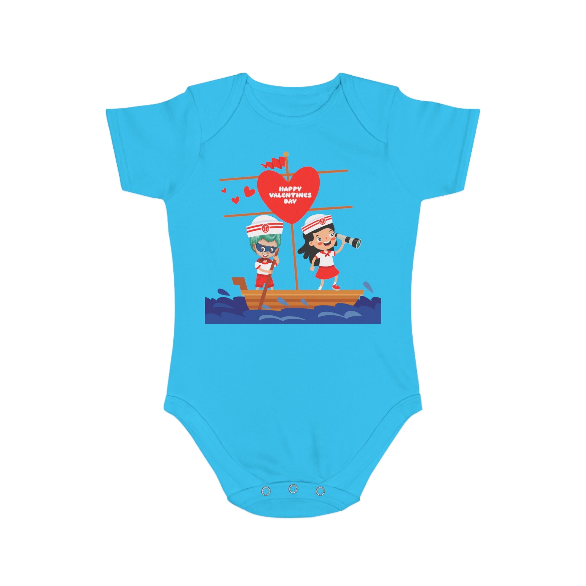 Infant Fine Jersey Bodysuit - Valentines -  Love sailing - [[{"value":"Wonderwear Kid"}]]
