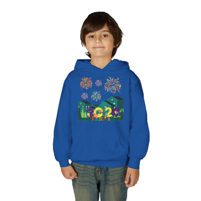 Youth Heavy Blend Hooded Sweatshirt - Super kiddo on house - [[{"value":"Wonderwear Kid"}]]
