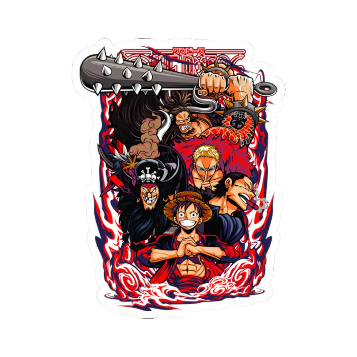 Kiss-Cut Stickers - One piece villain