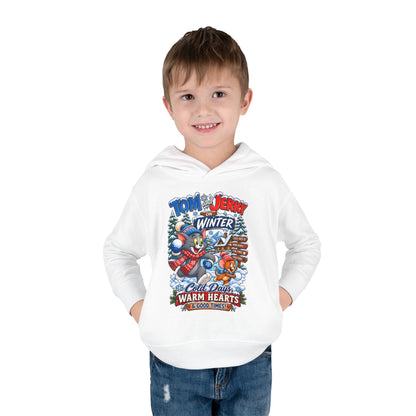 Toddler Hoodie — Tom and Jerry’s Cozy Winter Adventure