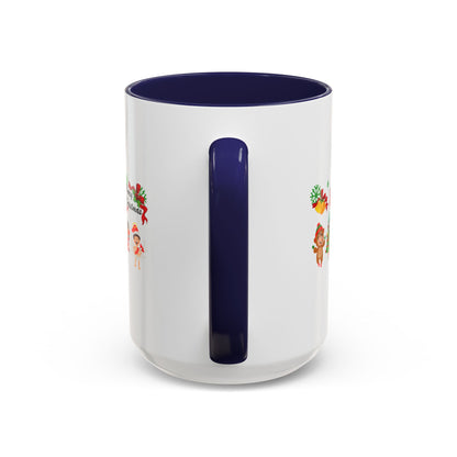 Accent Coffee Mug - Merry christmas from super kid - [[{"value":"Wonderwear Kid"}]]