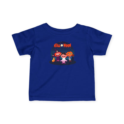 Infant Fine Jersey Tee - Super kiddo wearing pumpkin - [[{"value":"Wonderwear Kid"}]]