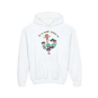 Youth Heavy Blend Hooded Sweatshirt - Leo & Friends - [[{"value":"Wonderwear Kid"}]]