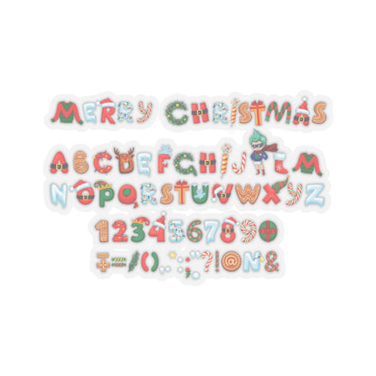 Kiss-Cut Stickers - Christmas alphabet - [[{"value":"Wonderwear Kid"}]]