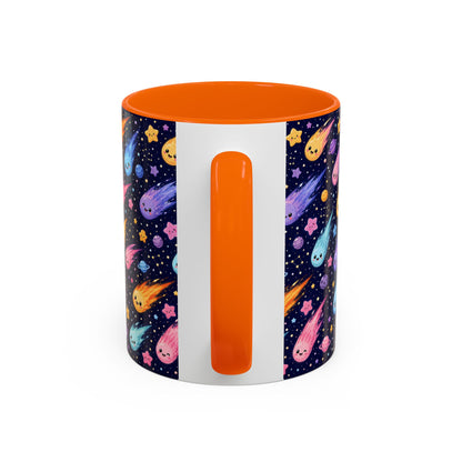 Accent Coffee Mug  (11/15 oz) - Cosmic Comet