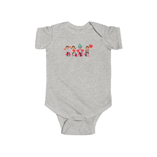 Infant Fine Jersey Bodysuit - Valentines -  Super kiddo love - [[{"value":"Wonderwear Kid"}]]