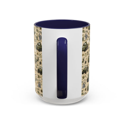 Accent Coffee Mug  (11/15 oz) - Military Kids