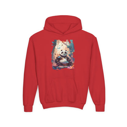 Youth Heavy Blend Hooded Sweatshirt - Kung fu Panda Printify