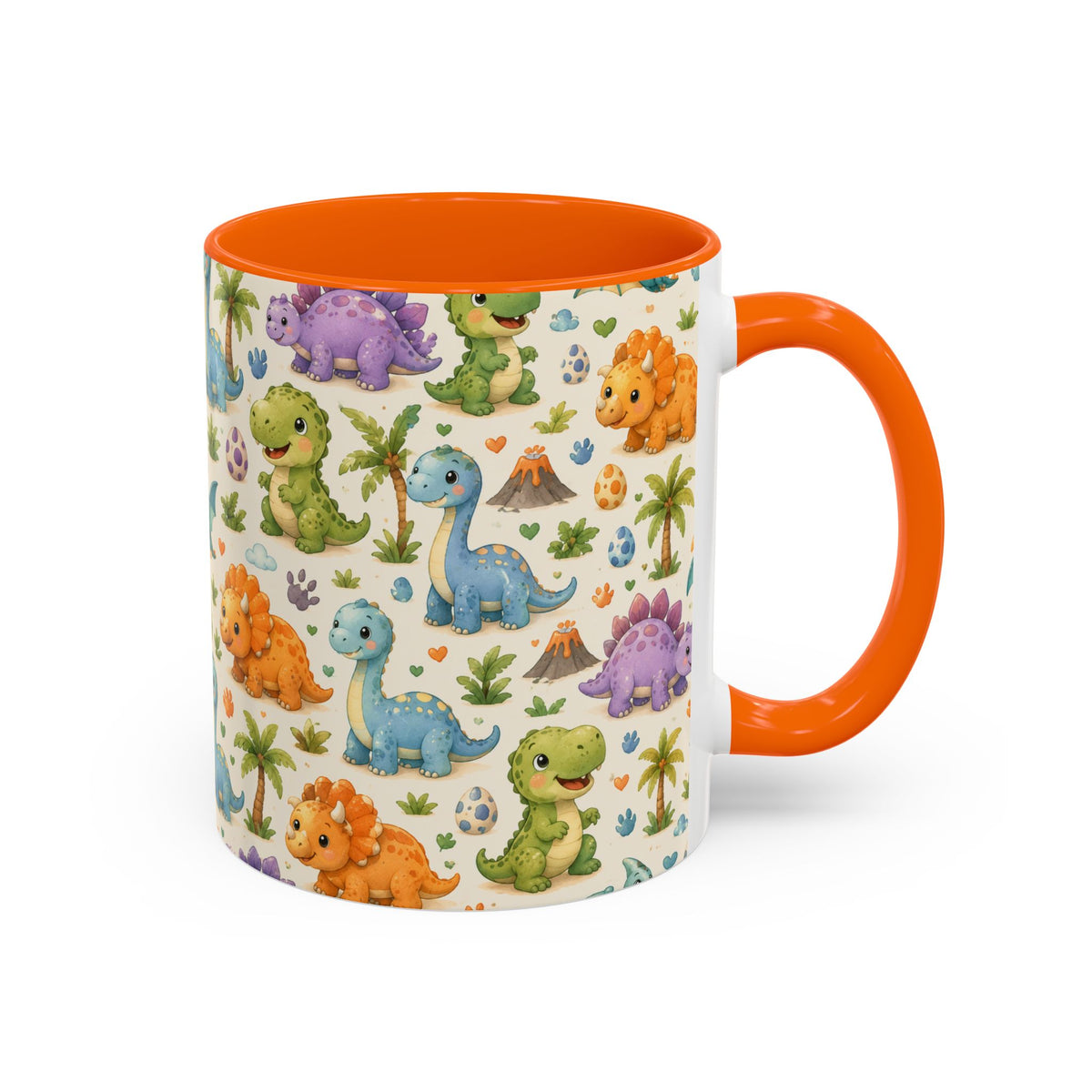 Accent Coffee Mug  (11/15 oz) - Baby Dinosaurs Nursery