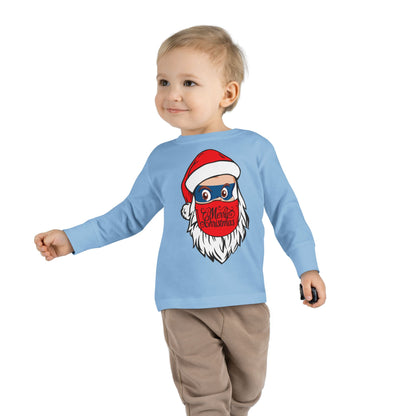 Toddler Long Sleeve Tee - Santa Super kiddo - [[{"value":"Wonderwear Kid"}]]