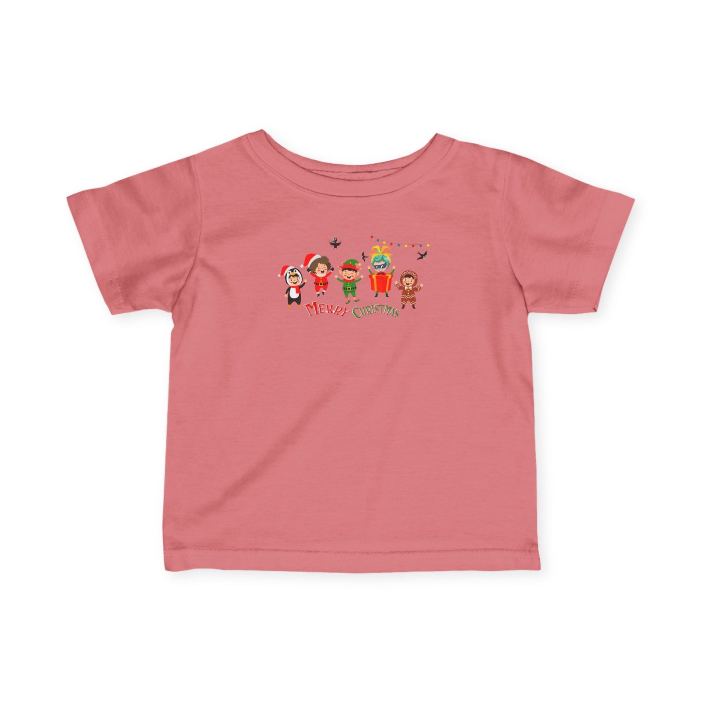 Infant Fine Jersey Tee - Merry christmas by super kiddo and friends - [[{"value":"Wonderwear Kid"}]]