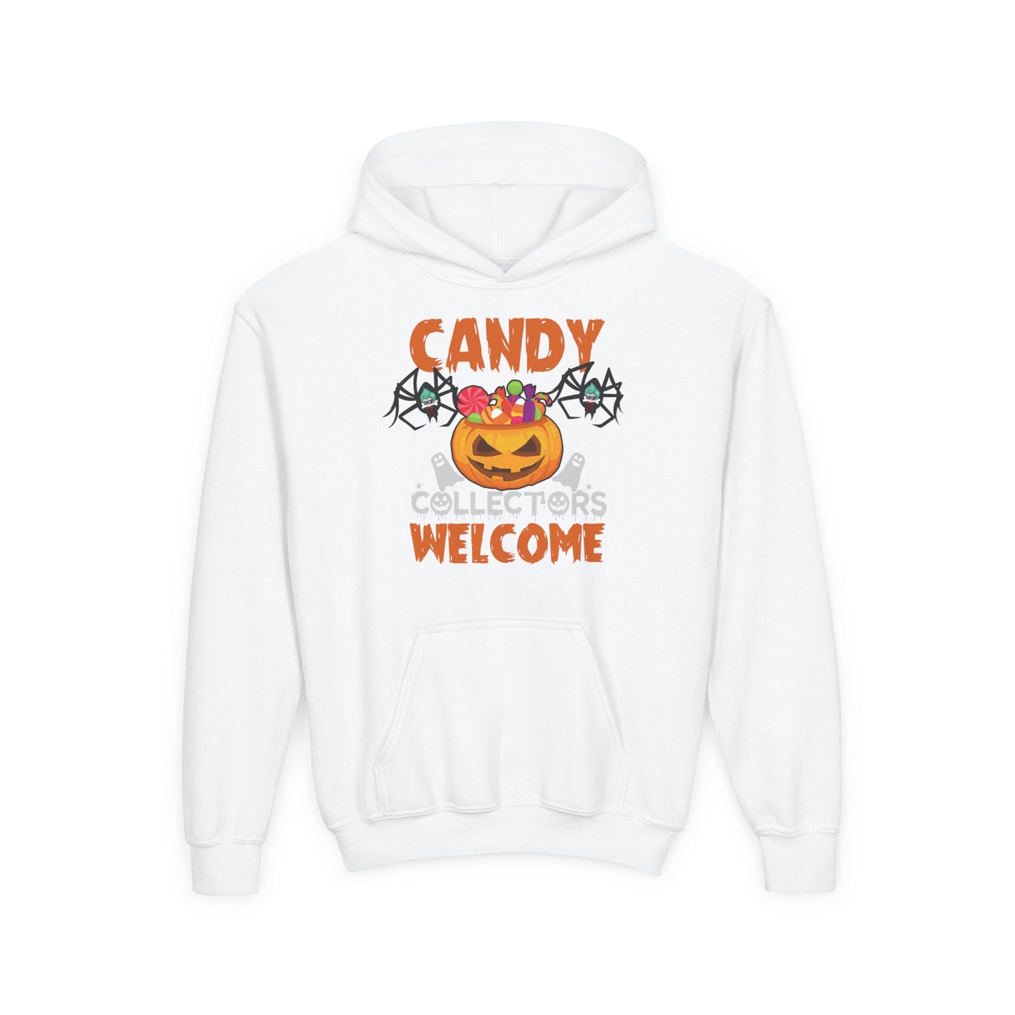Youth Heavy Blend Hooded Sweatshirt - Candy collectors by super kiddo