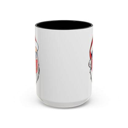 Accent Coffee Mug - Santa Super kiddo - [[{"value":"Wonderwear Kid"}]]