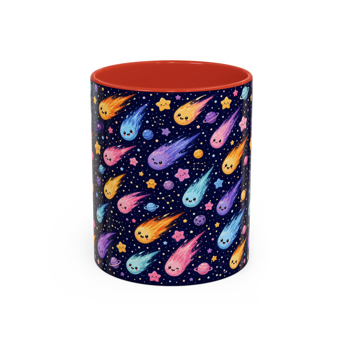 Accent Coffee Mug  (11/15 oz) - Cosmic Comet
