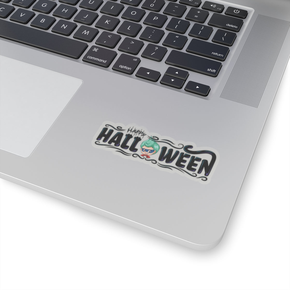 Kiss-Cut Stickers - Happy halloween by super kiddo Printify