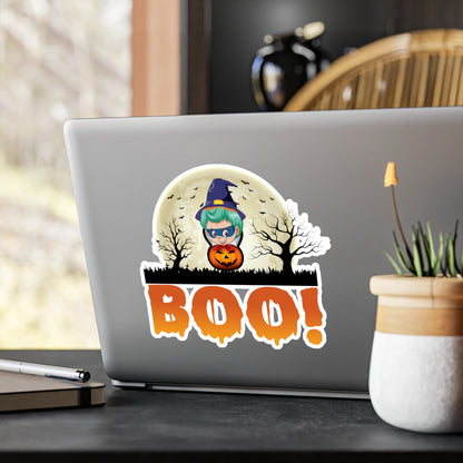Halloween Kiss-Cut Vinyl Decals – Boo - [[{"value":"Wonderwear Kid"}]]