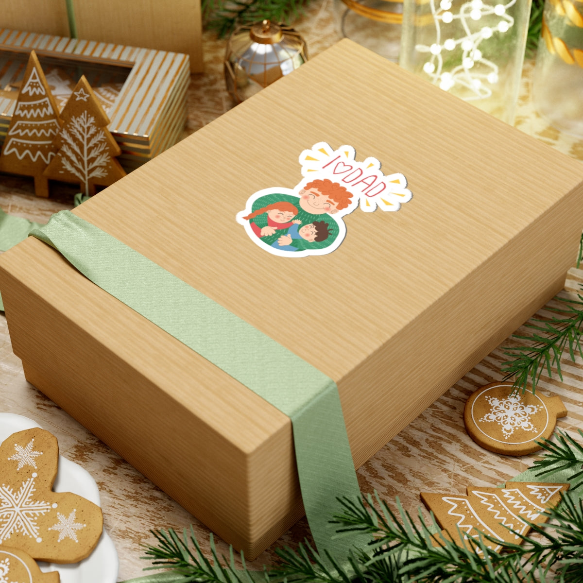 Kiss-Cut Vinyl Decals - Daddys love