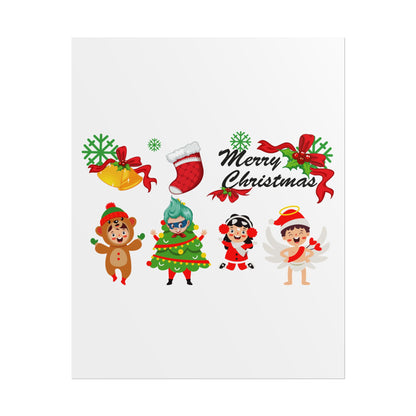 Rolled Posters - Merry christmas from super kid - [[{"value":"Wonderwear Kid"}]]