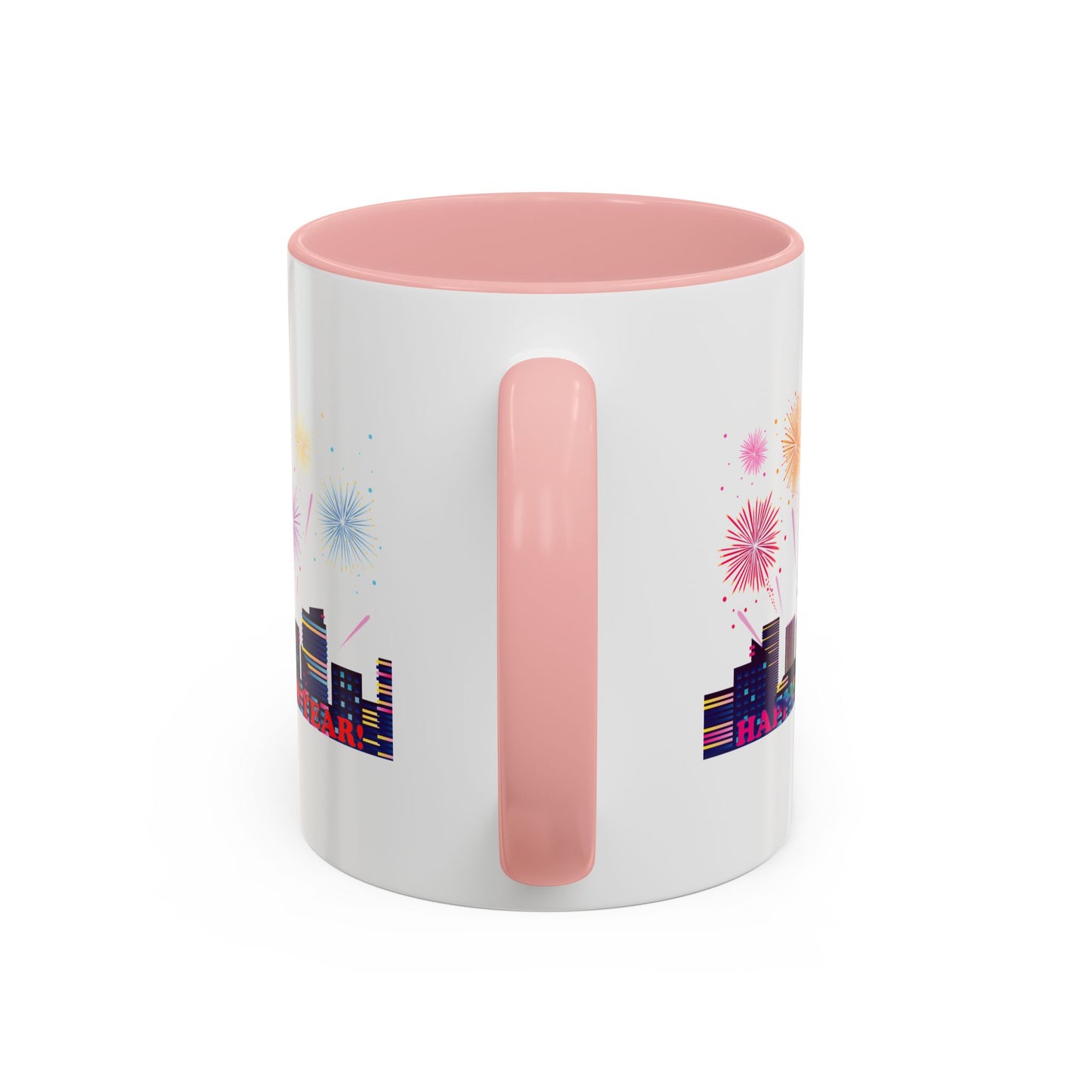 Accent Coffee Mug - Super kiddo with fireworks with text