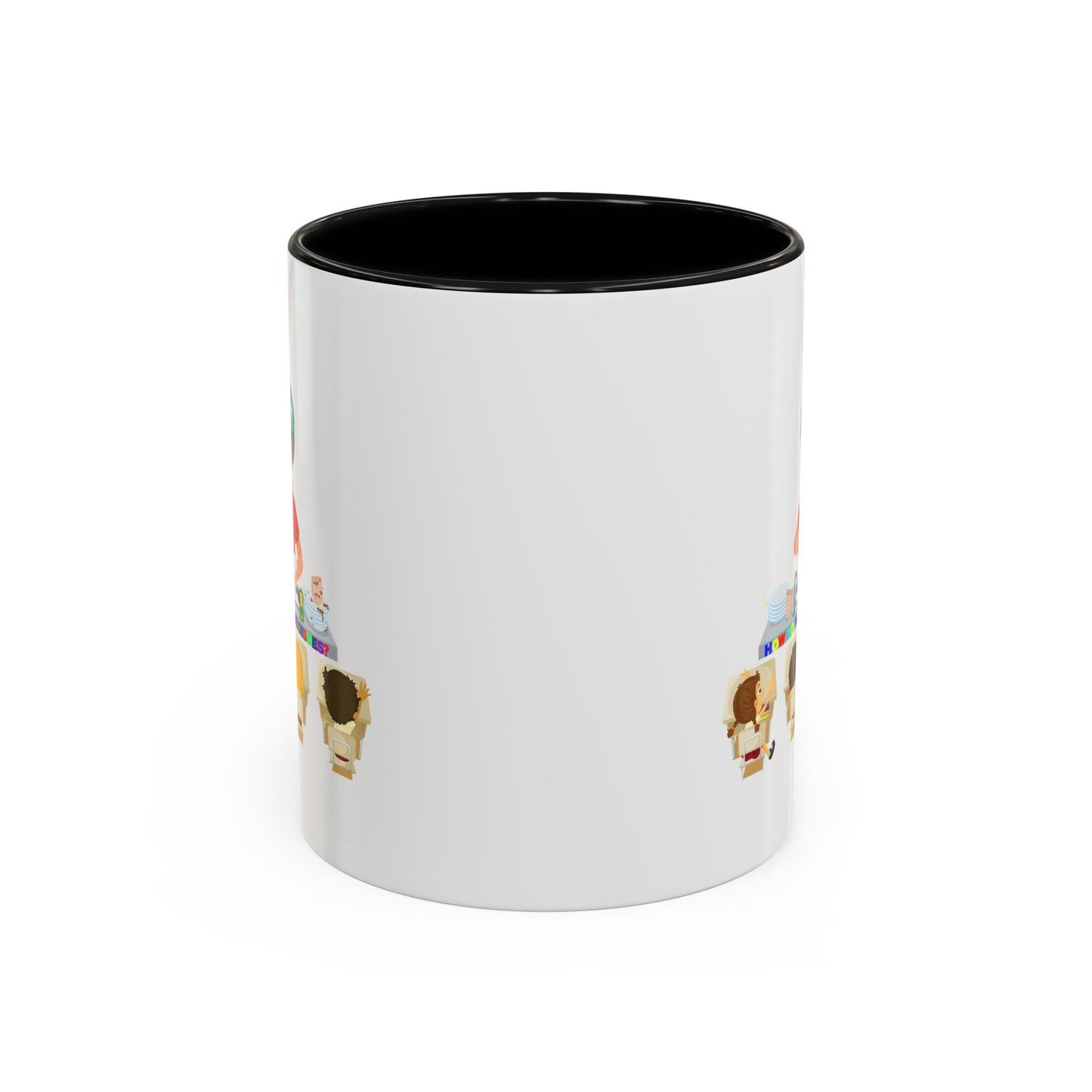 Accent Coffee Mug - Little kiddo teaching to wash dishes