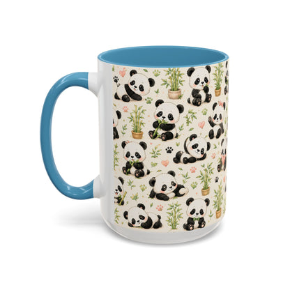 Accent Coffee Mug  (11/15 oz) - baby pandas