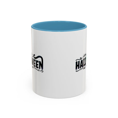 Accent Coffee Mug - Happy halloween by super kiddo Printify