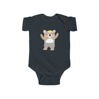 Adorable sleeping bear infant bodysuit Printify