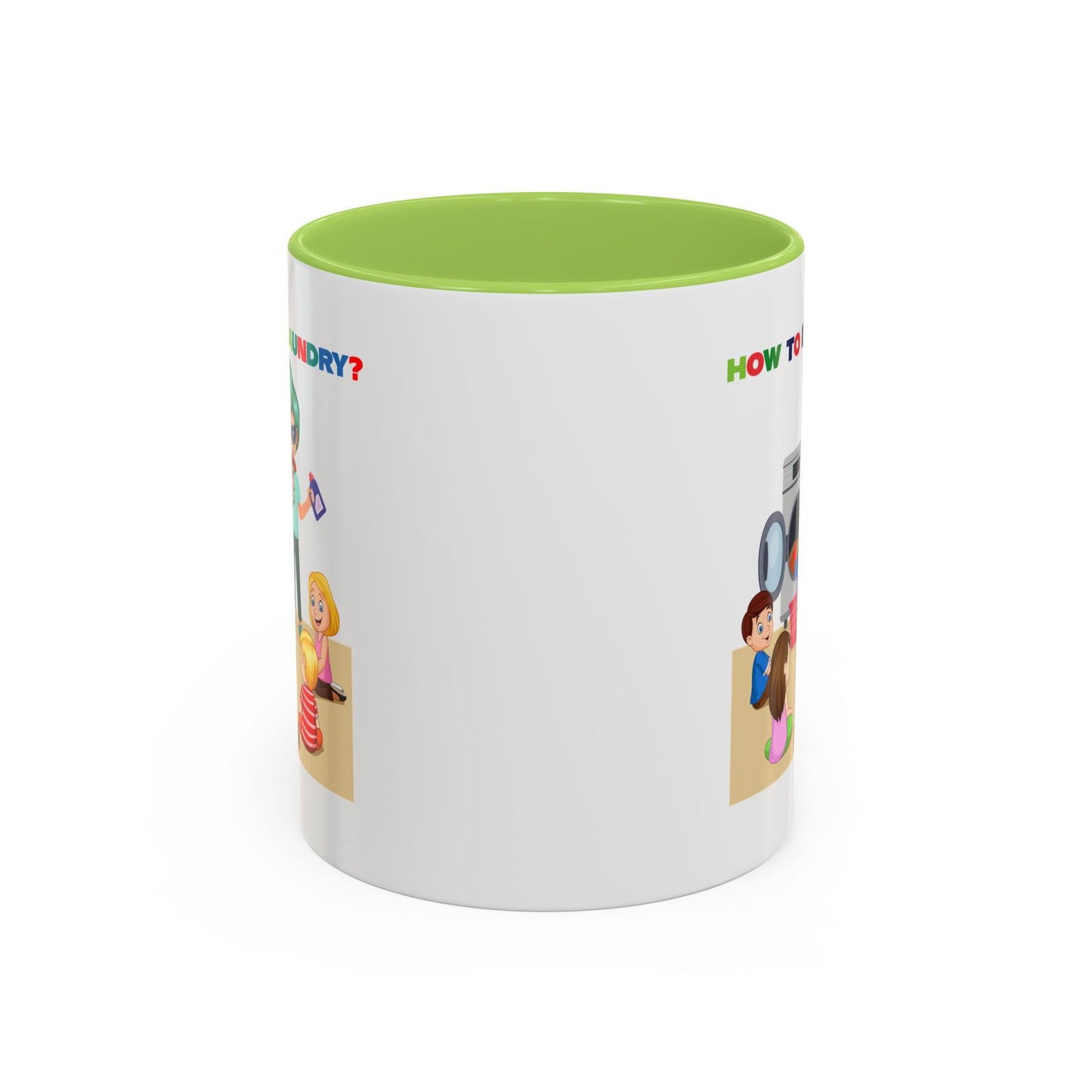 Accent Coffee Mug - super kiddo teaching laundry