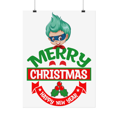 Rolled Posters - Merry chridtmas from super kiddo - [[{"value":"Wonderwear Kid"}]]