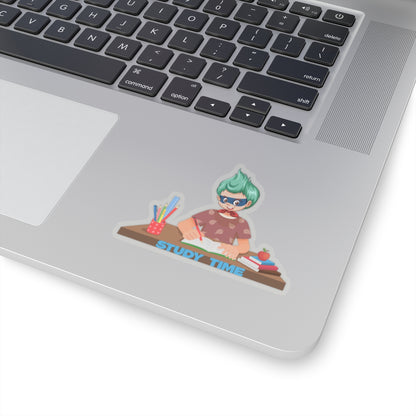 Kiss-Cut Stickers - Super kiddo studying - [[{"value":"Wonderwear Kid"}]]