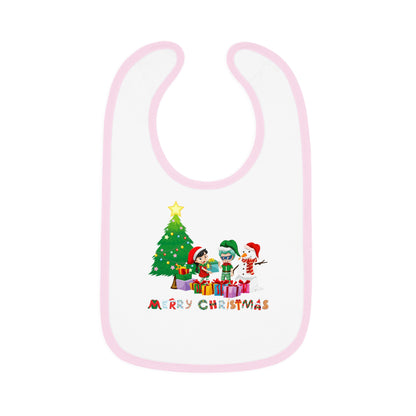 Baby Bib - Super kiddo preparing gifts - [[{"value":"Wonderwear Kid"}]]