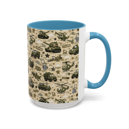 Accent Coffee Mug  (11/15 oz) - Military Kids