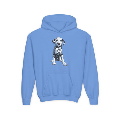 Youth Heavy Blend Hooded Sweatshirt - Dalmatian Printify