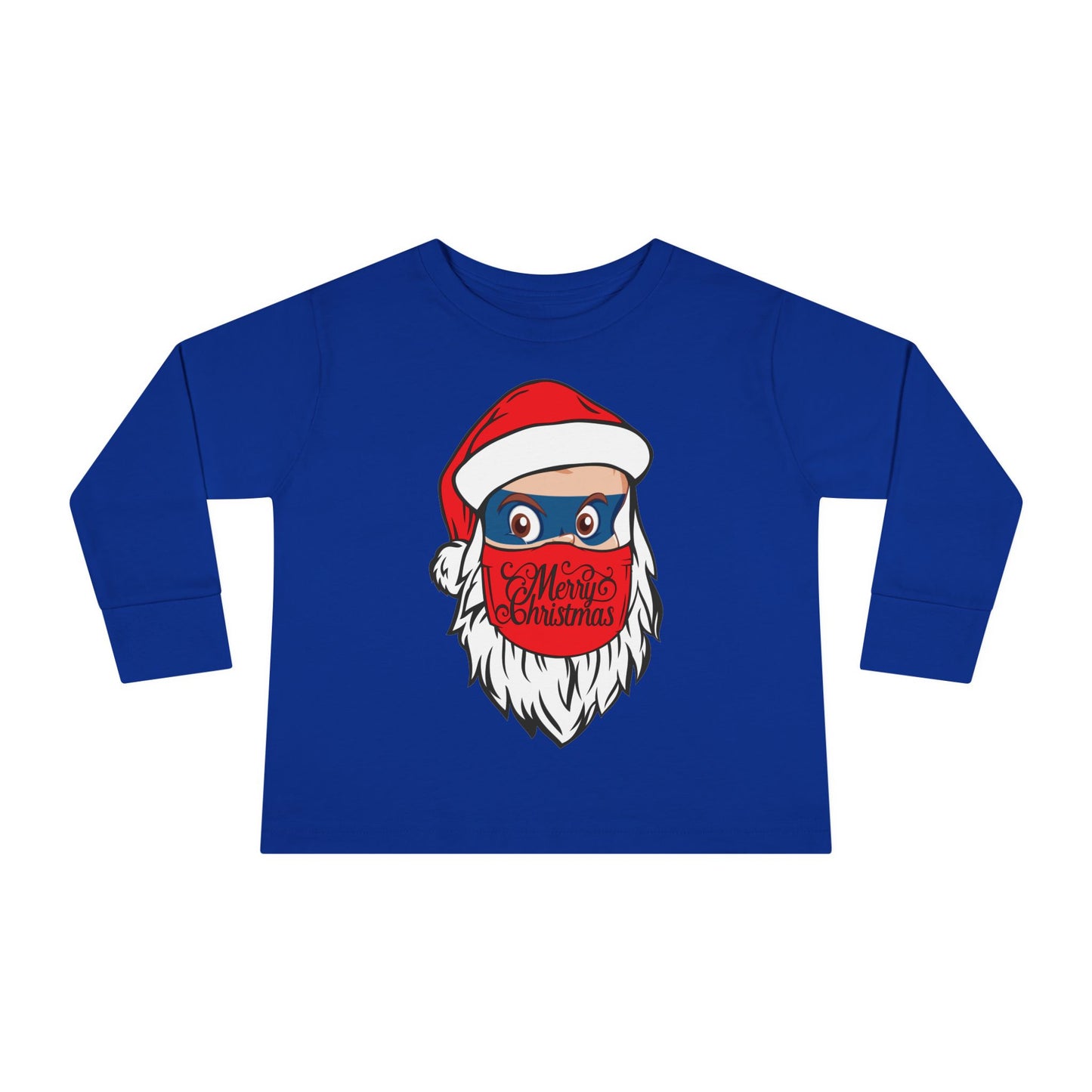 Toddler Long Sleeve Tee - Santa Super kiddo - [[{"value":"Wonderwear Kid"}]]