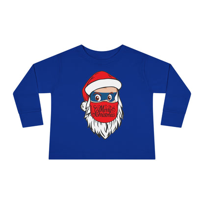 Toddler Long Sleeve Tee - Santa Super kiddo - [[{"value":"Wonderwear Kid"}]]