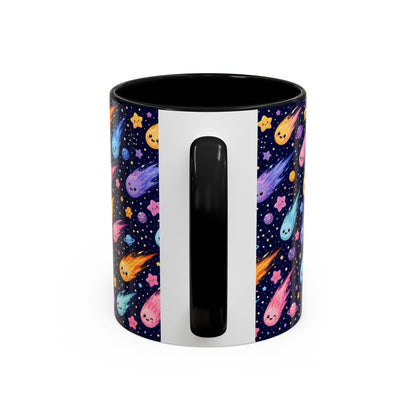 Accent Coffee Mug  (11/15 oz) - Cosmic Comet