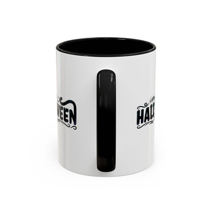 Accent Coffee Mug - Happy halloween by super kiddo Printify